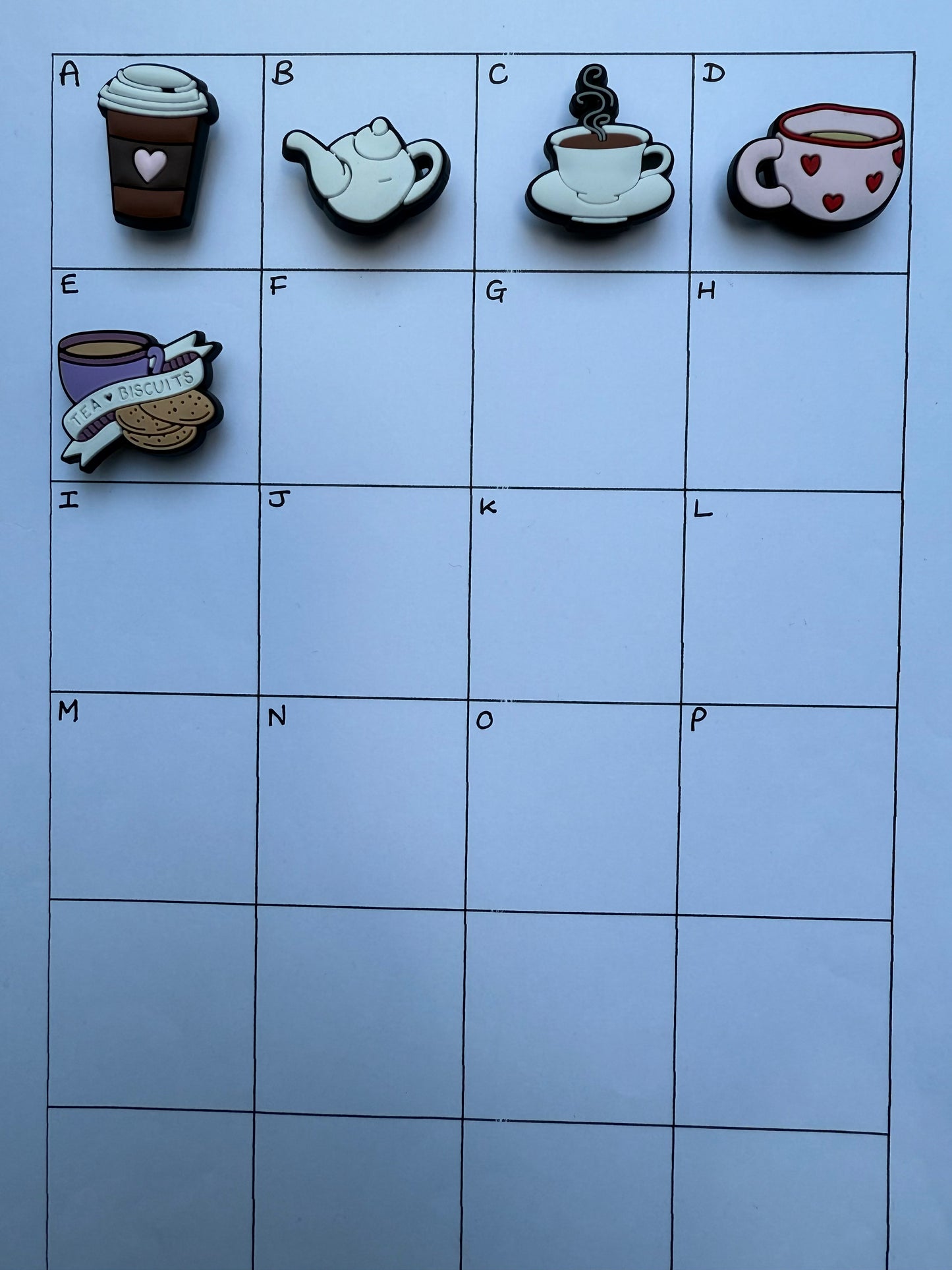 Tea & Coffee Shoe Charm