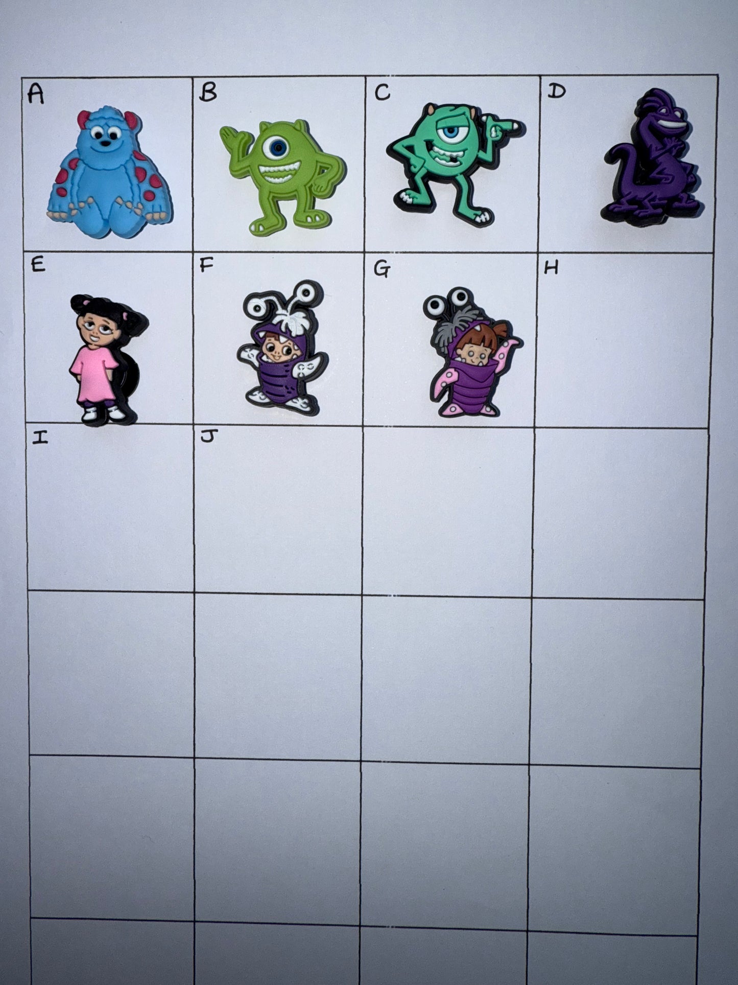 Monster Boo Shoe Charm