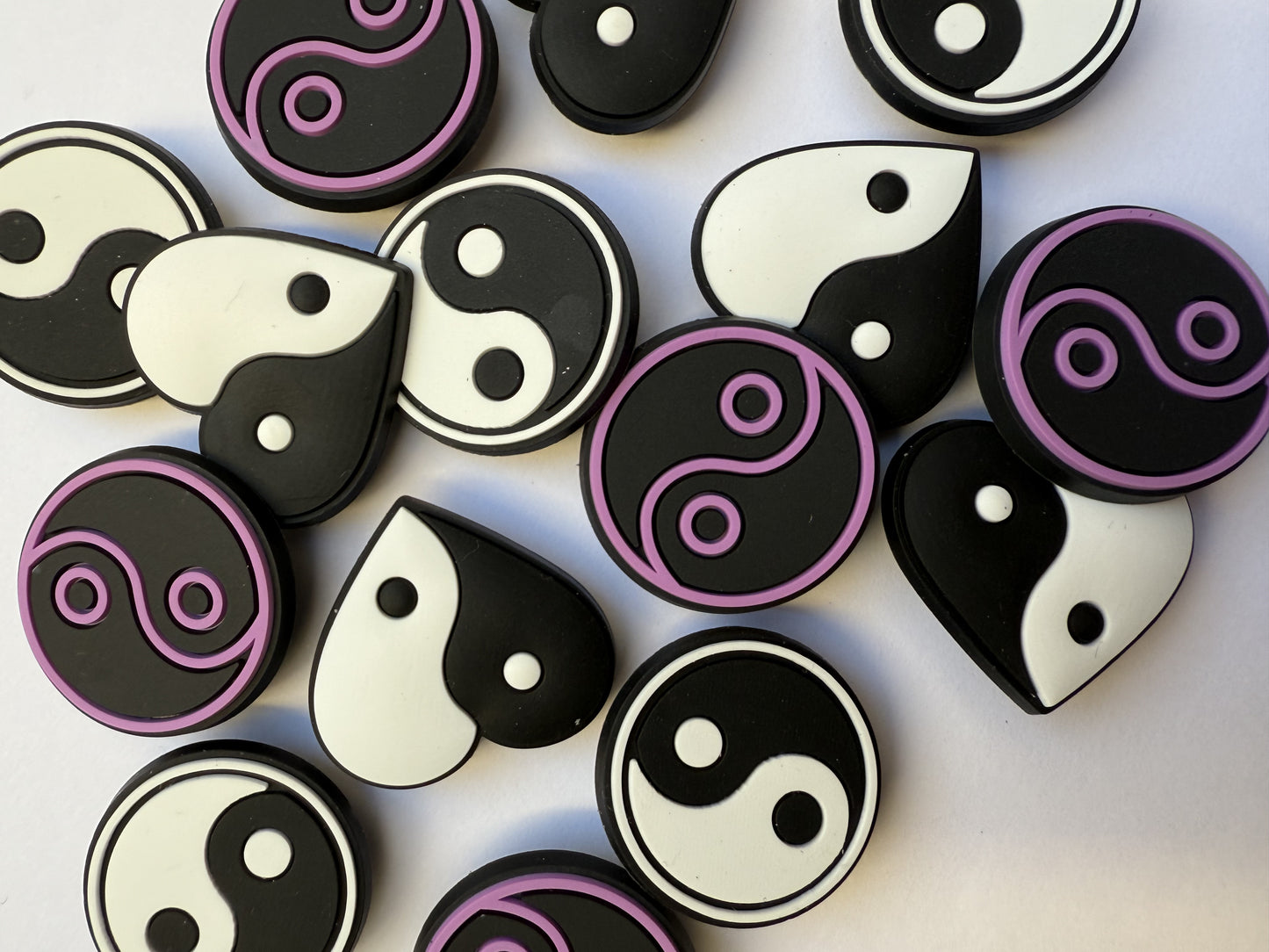 Yin Yang Shoe Charms