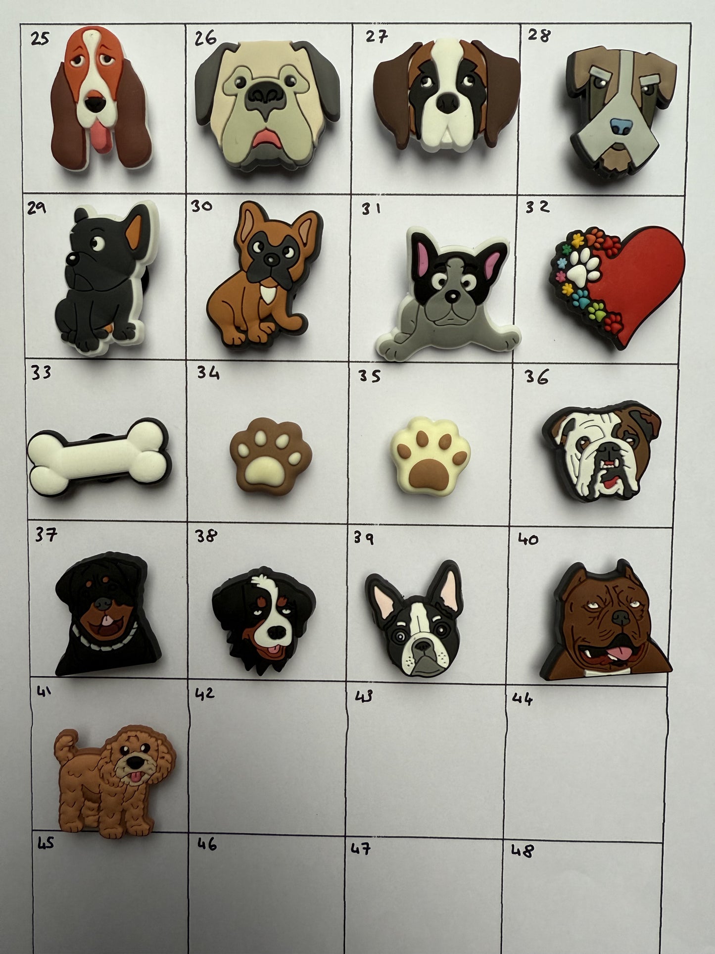Dog Shoe Charms