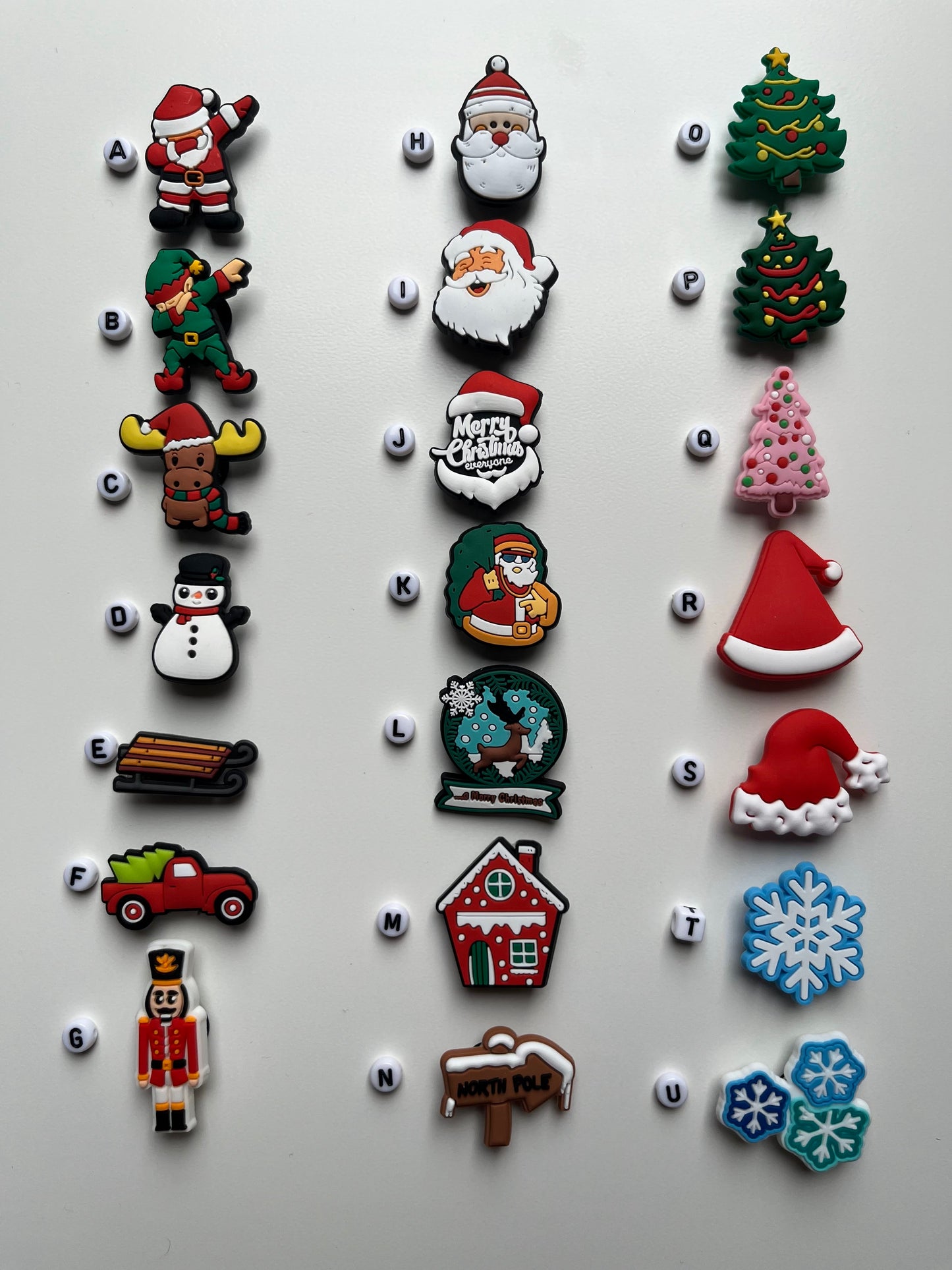 Christmas Shoe Charms