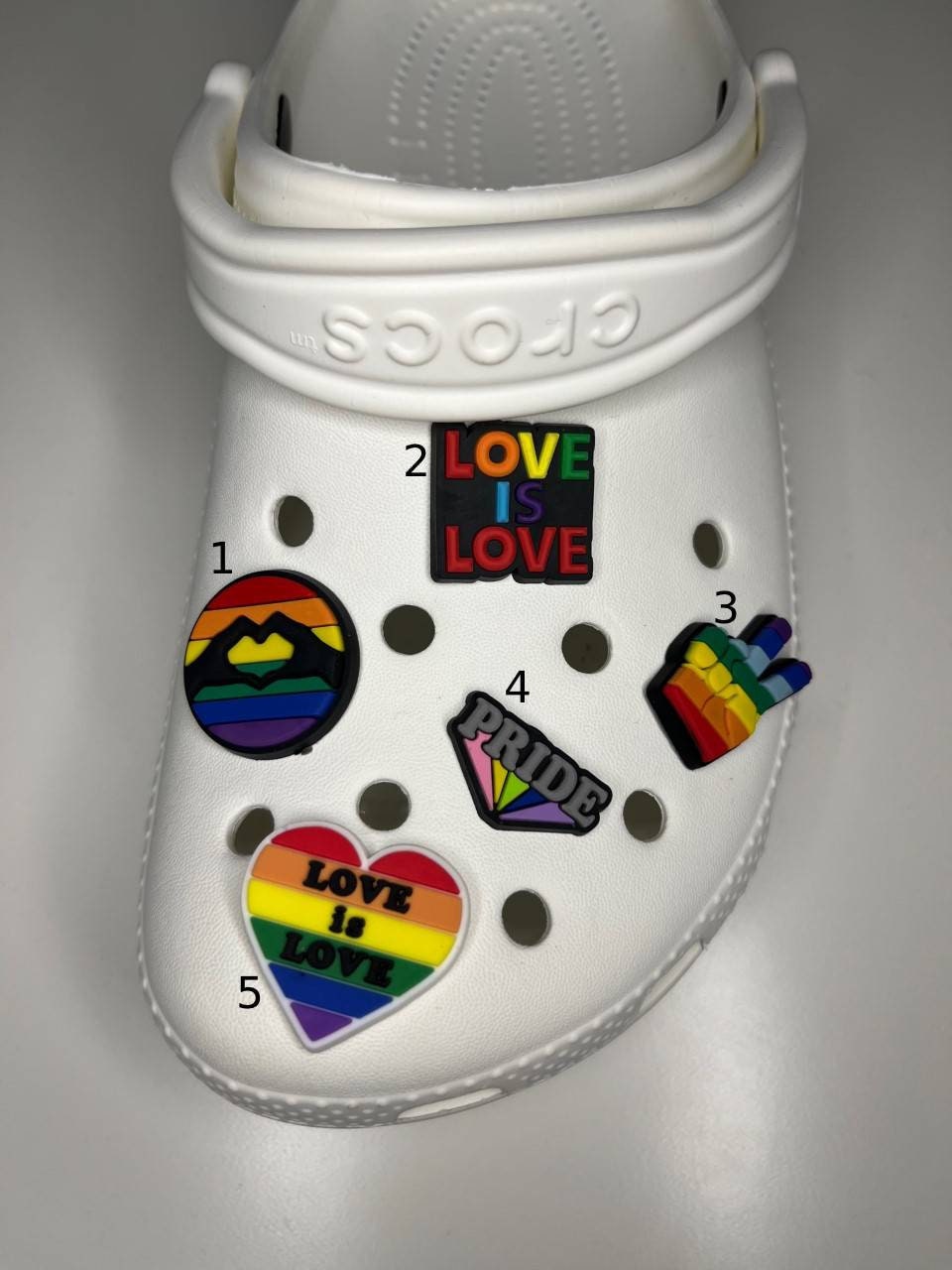 LGBTQ Pride Shoe Charms
