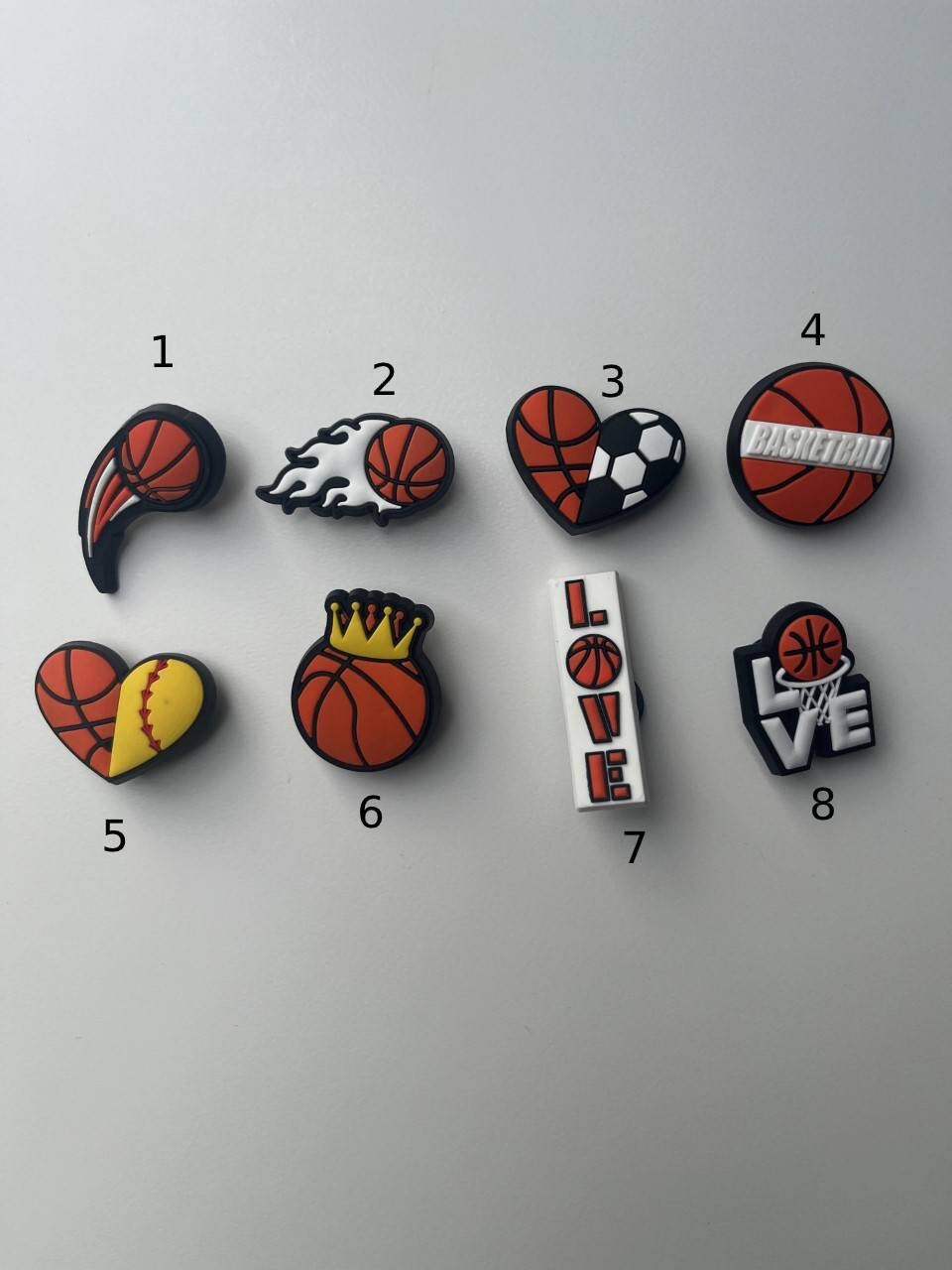 Basketball Shoe Charms