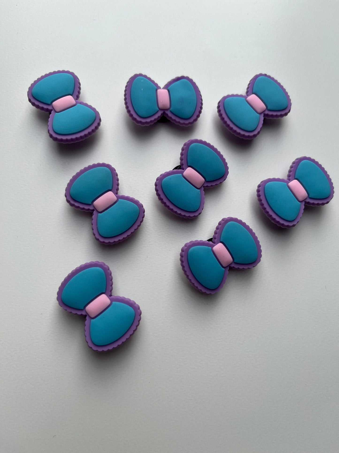 Cute Bow Shoe Charms