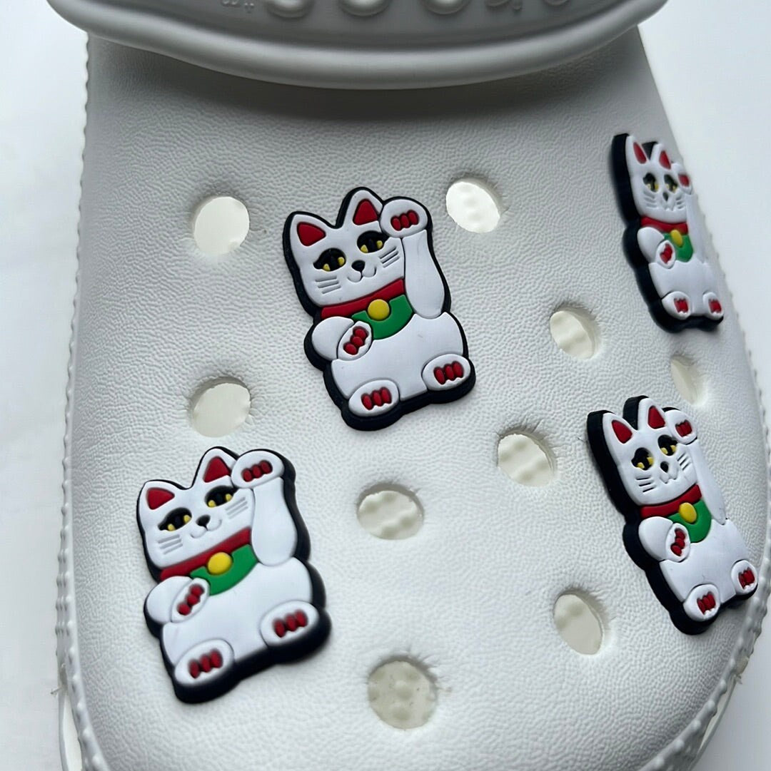 Lucky Cat Shoe Charm