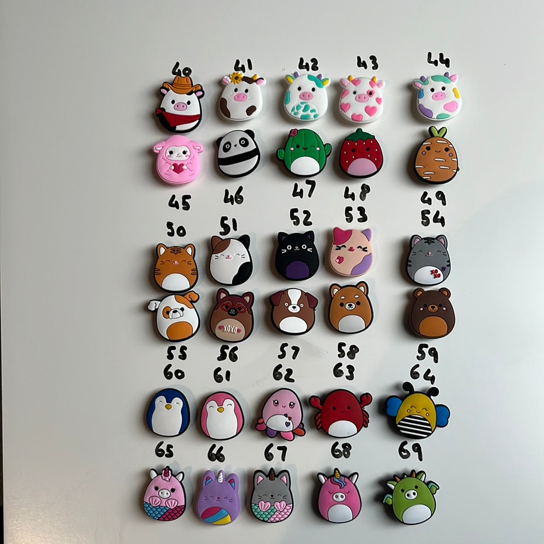 Squish Shoe Charms
