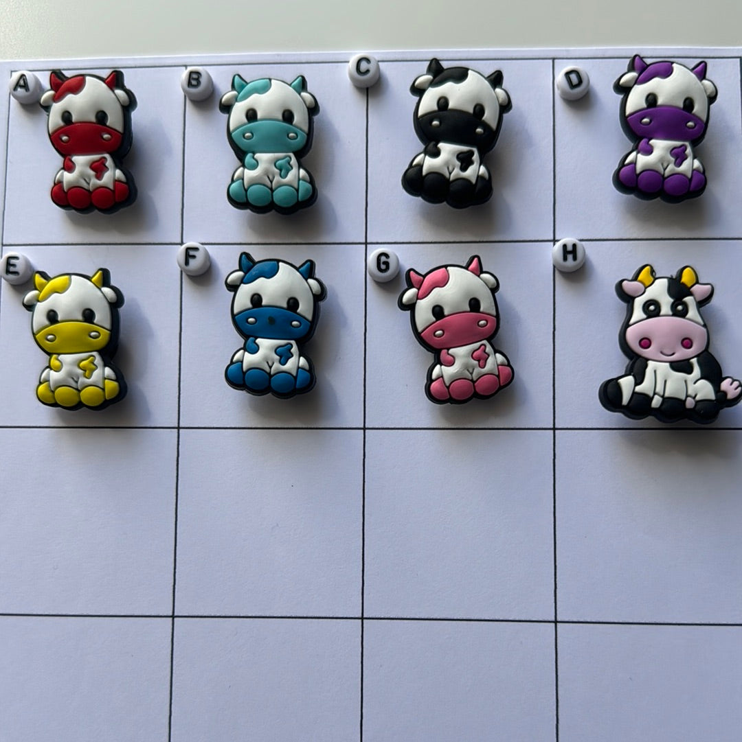 Cow Shoe Charms