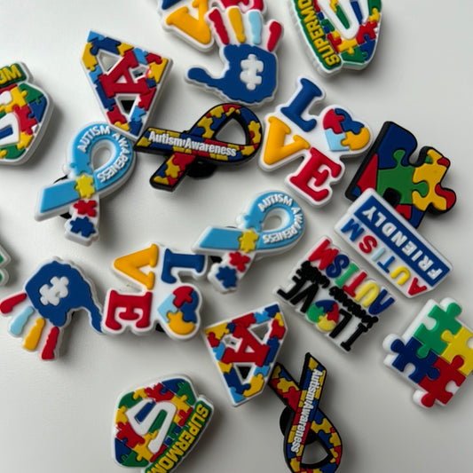 Autism Awareness Shoe Charms