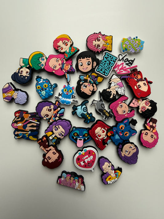 K Pop Shoe Charms