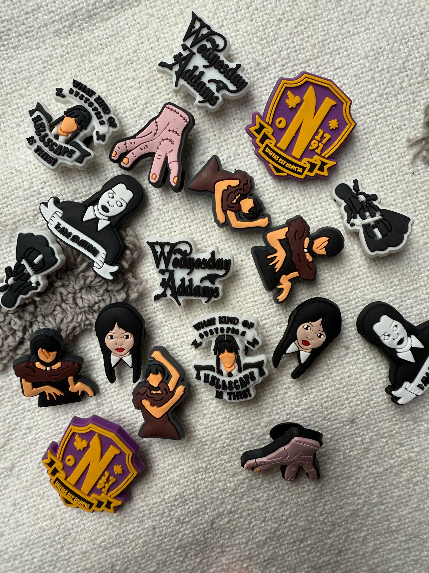 Wed Ad Shoe Charms