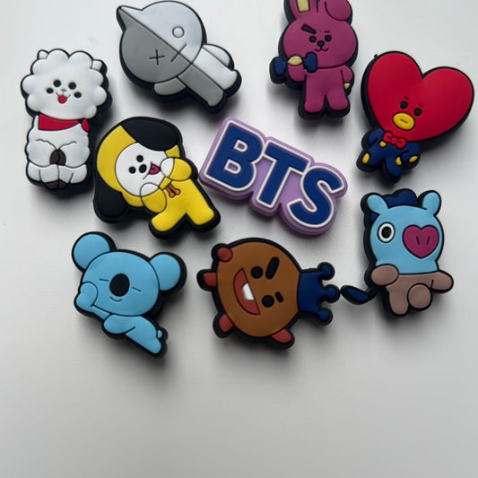 BTS Shoe Charms