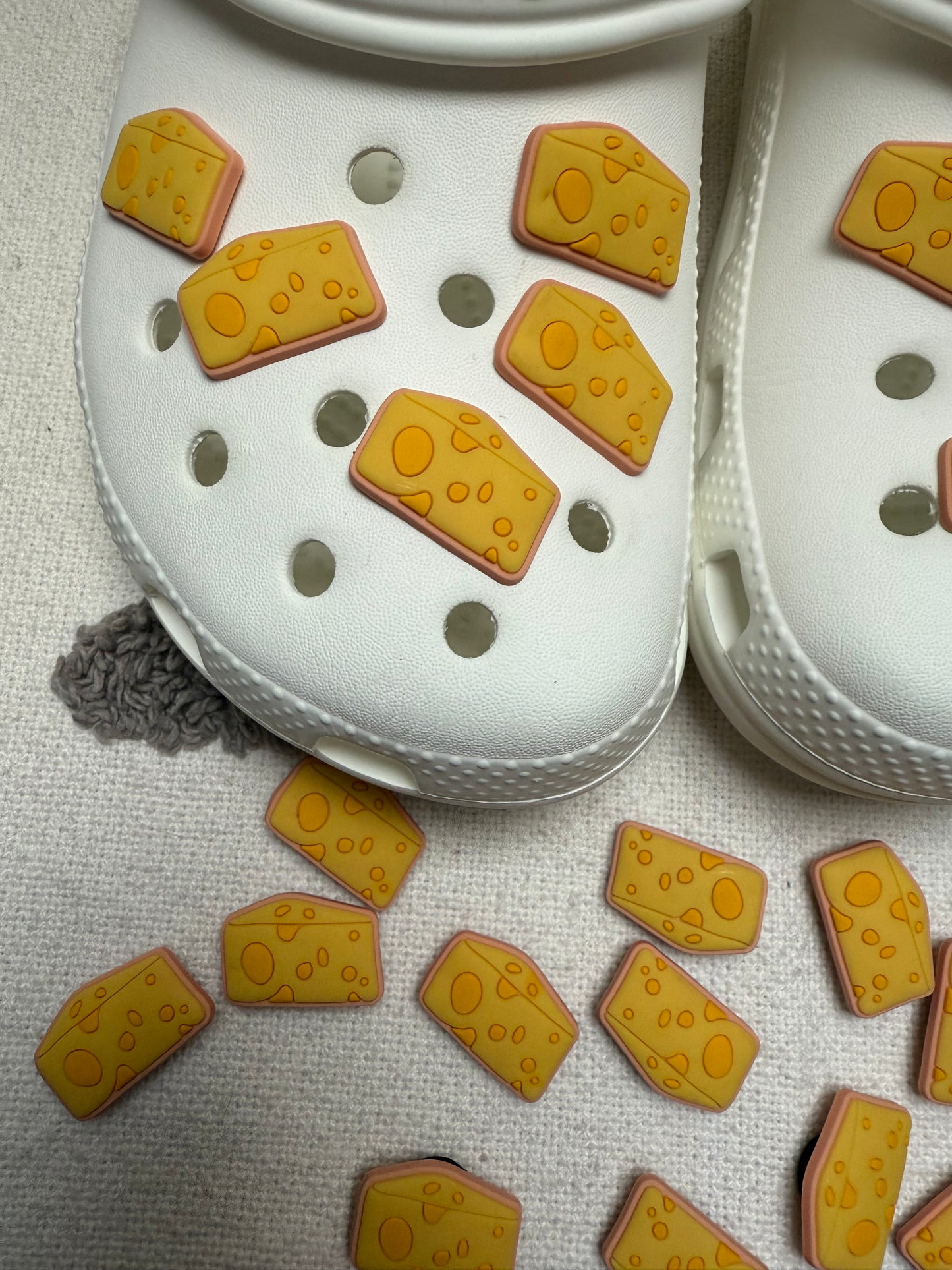 Cheese Shoe Charms