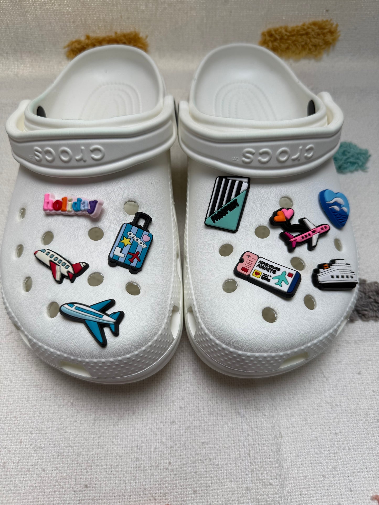 Travel Holiday Shoe Charms