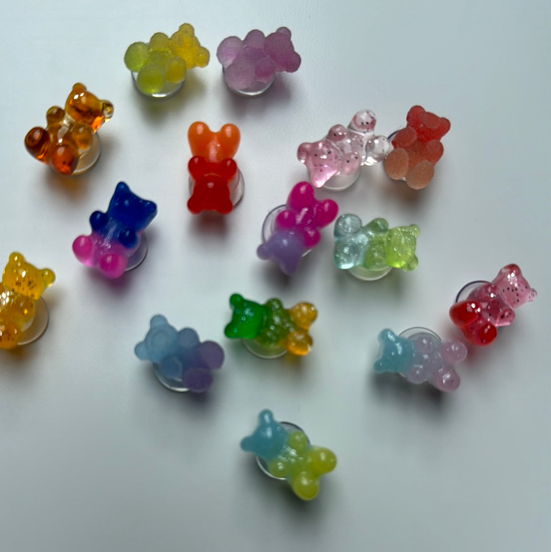 Gummy Bears Two Tone Glitter and Sugar Shoe Charms
