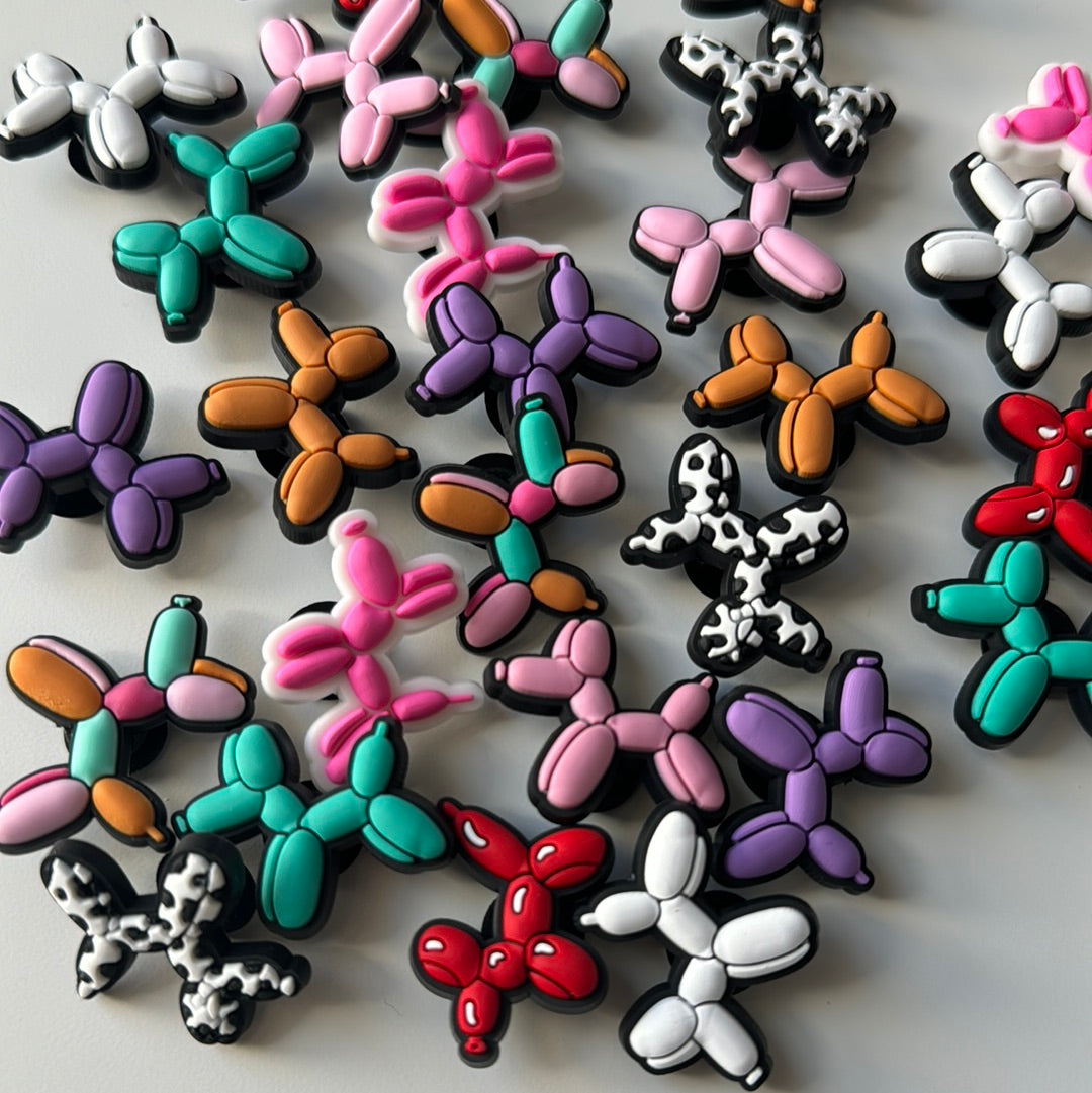 Balloon Dog Shoe Charms
