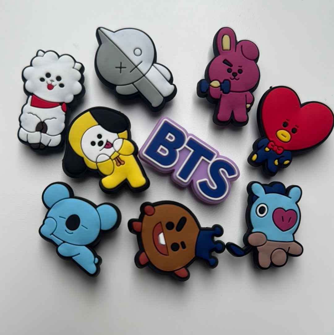 BTS Shoe Charms