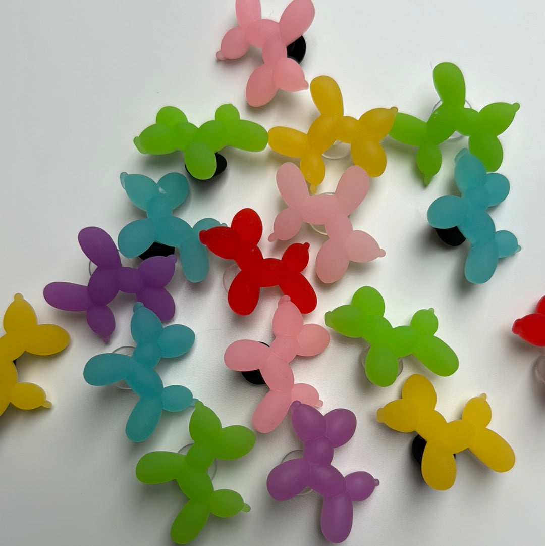 3D Balloon Dog Shoe Charms