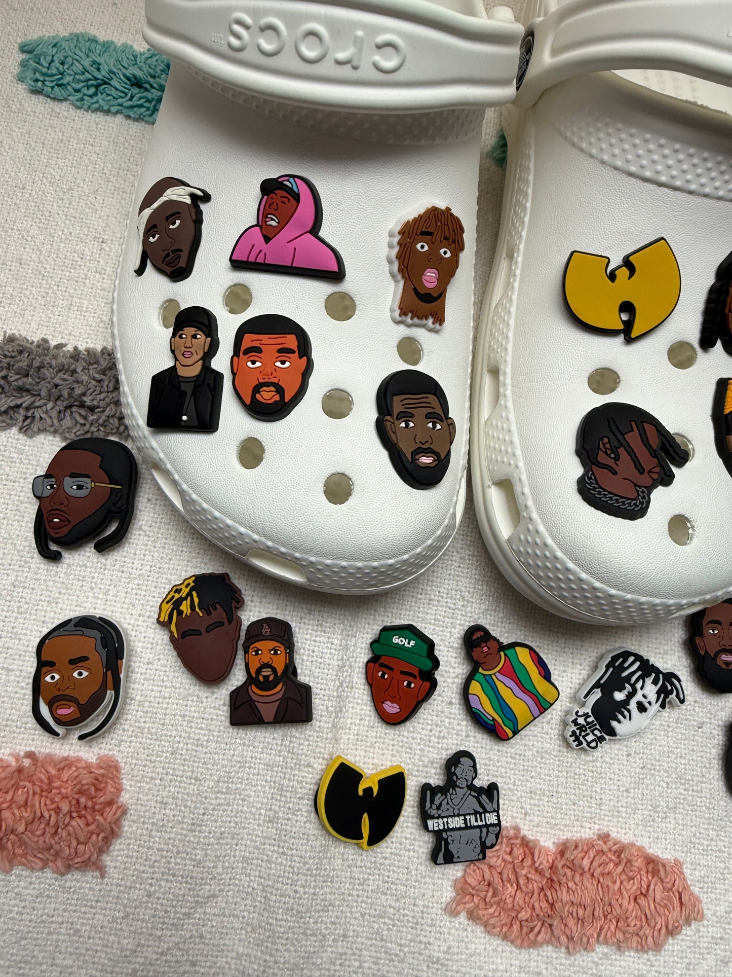 Tupac, Biggie, Drake and Other Rapper Shoe Charms