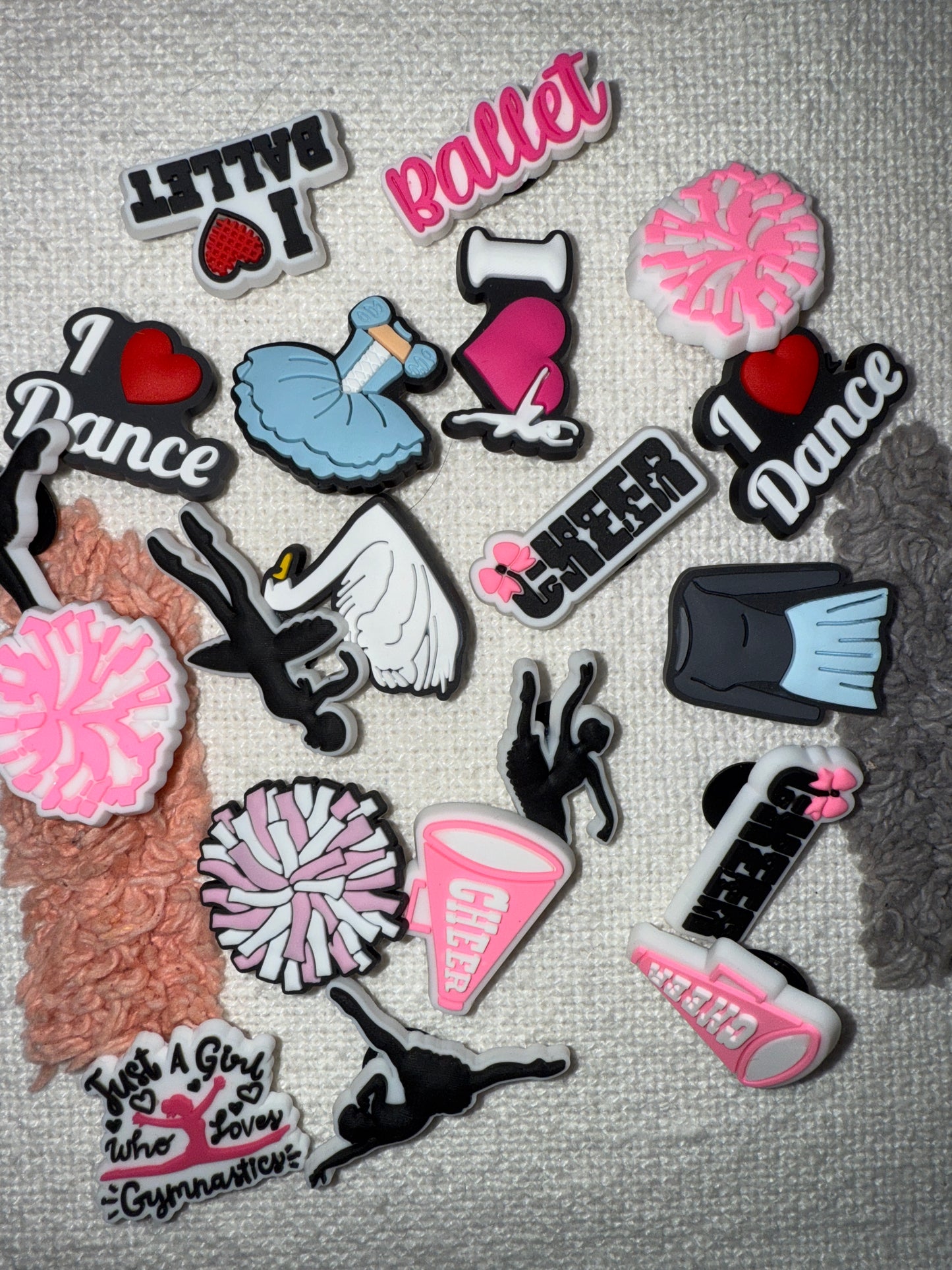 Dance, Ballet, Gymnastics and Cheer Shoe Charms