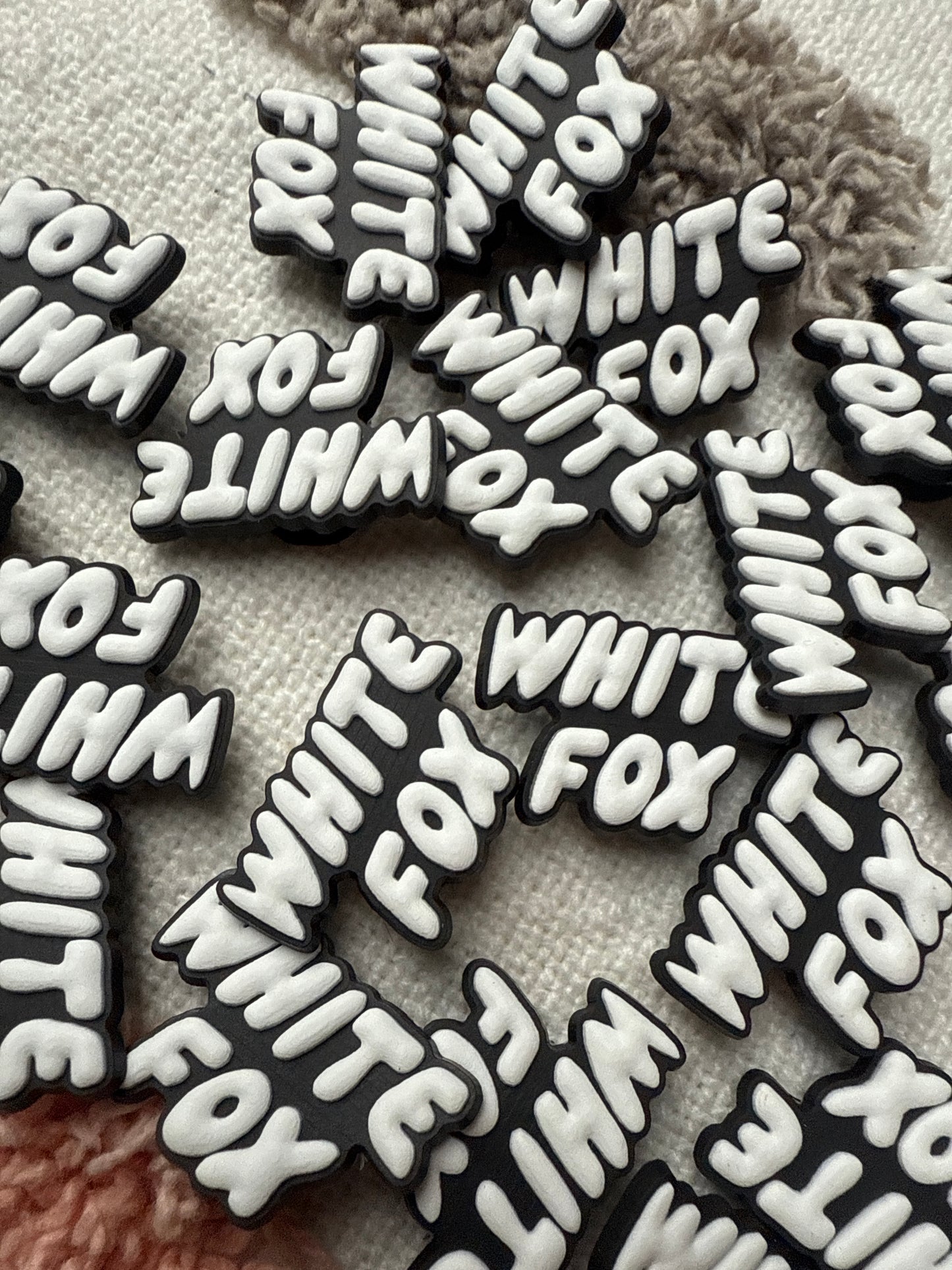 White F0x Shoe Charms