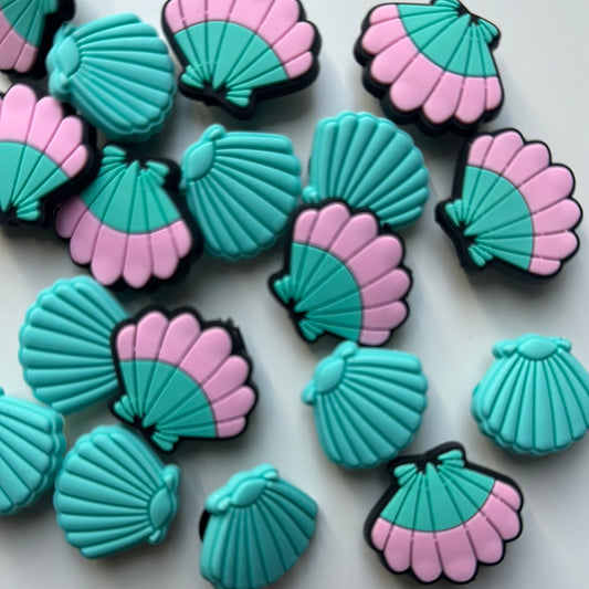 Summer Shell Shoe Charms