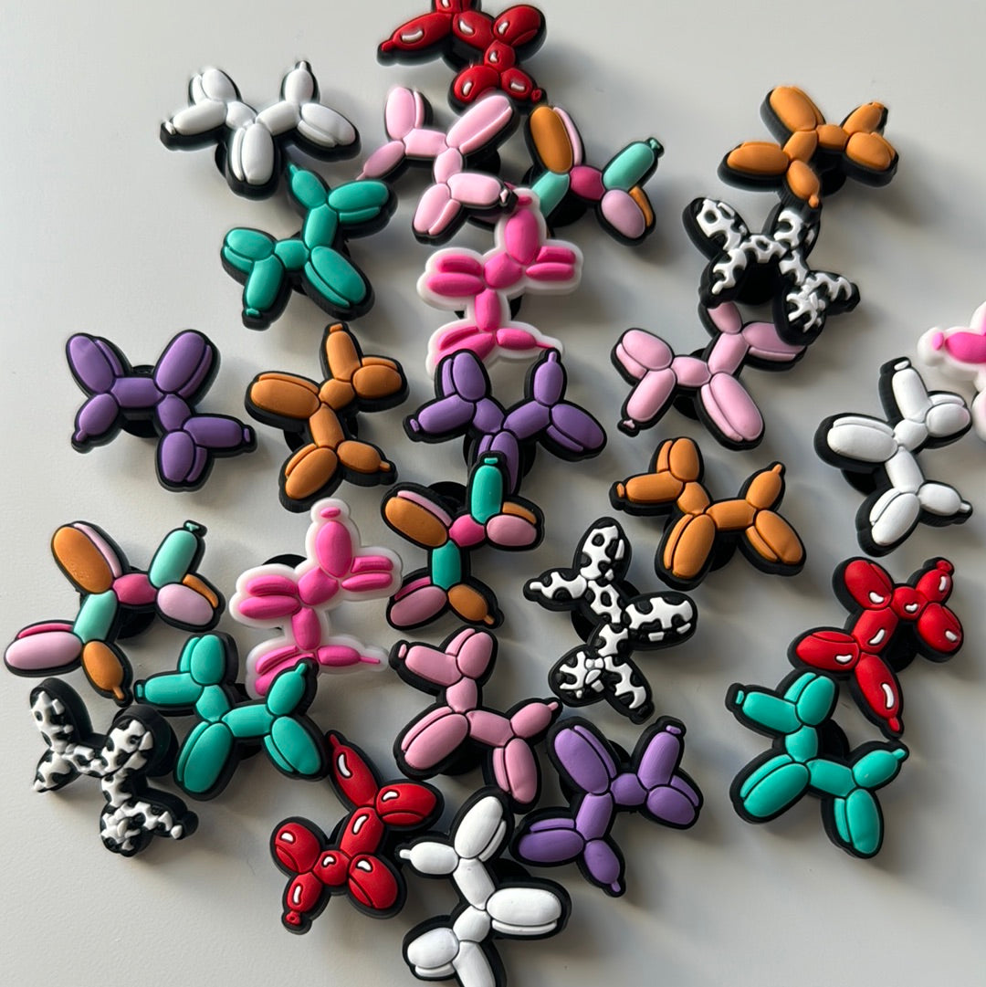 Balloon Dog Shoe Charms
