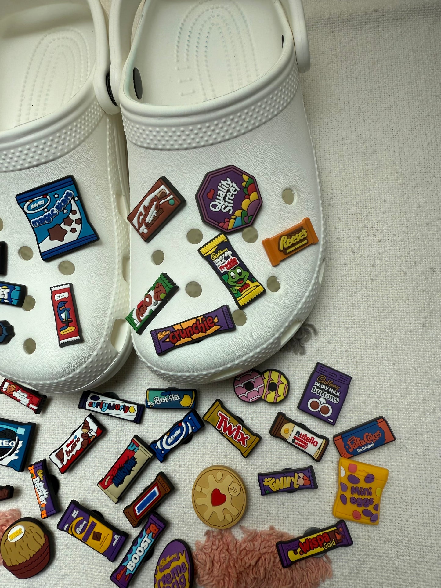 Sweets, Candy, Chocolate, British Snack Shoe Charms Part 3