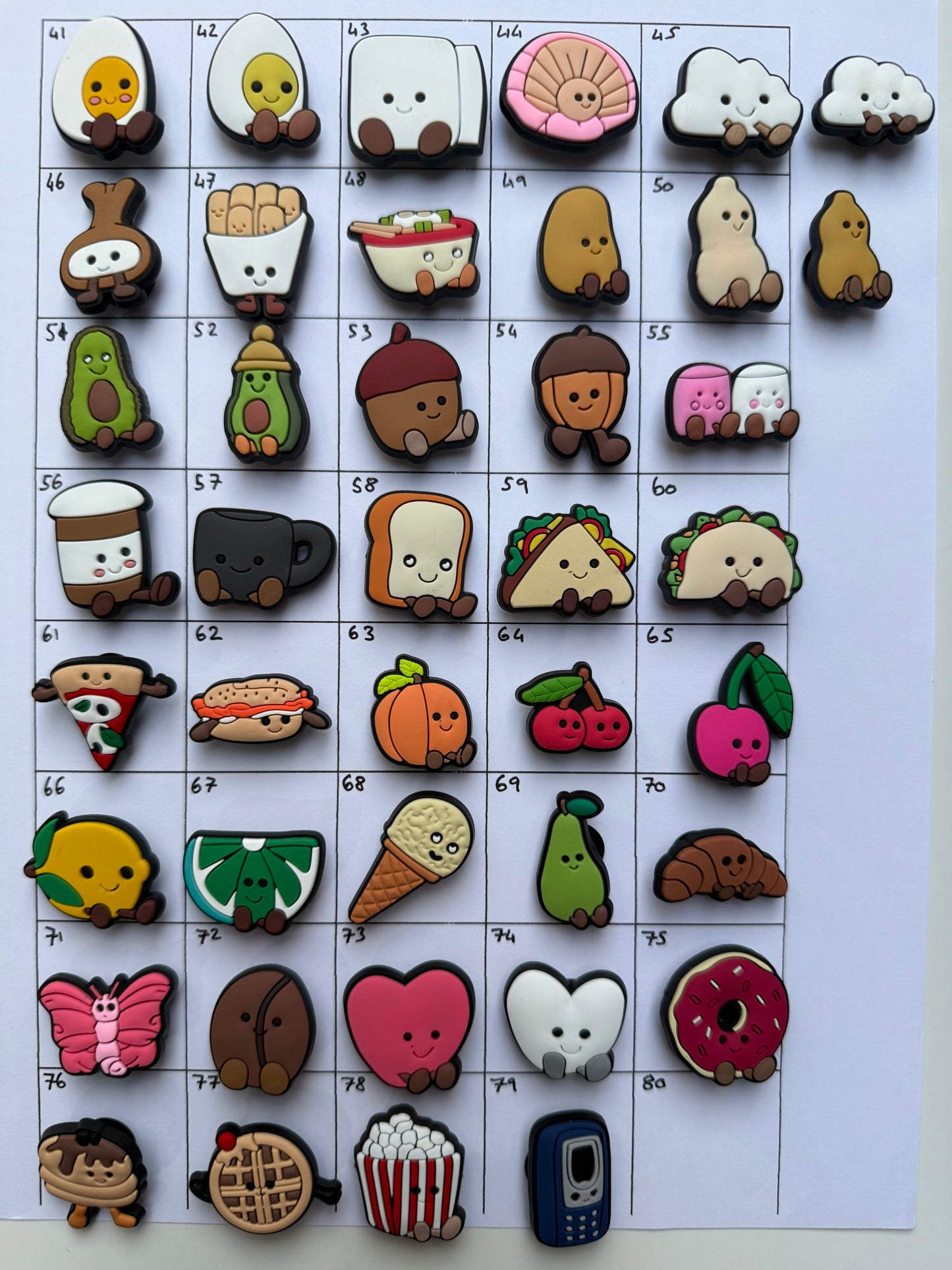 Cute Teddy Plush Shoe Charms