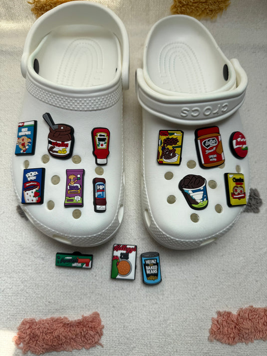 Sweets, Candy, Chocolate, Cereal, British Snack Shoe Charms Part 2