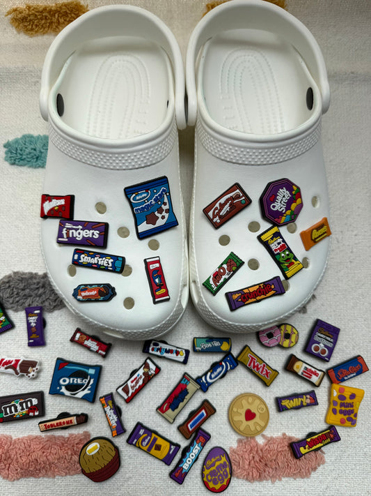 Sweets, Candy, Chocolate, British Snack Shoe Charms Part 3
