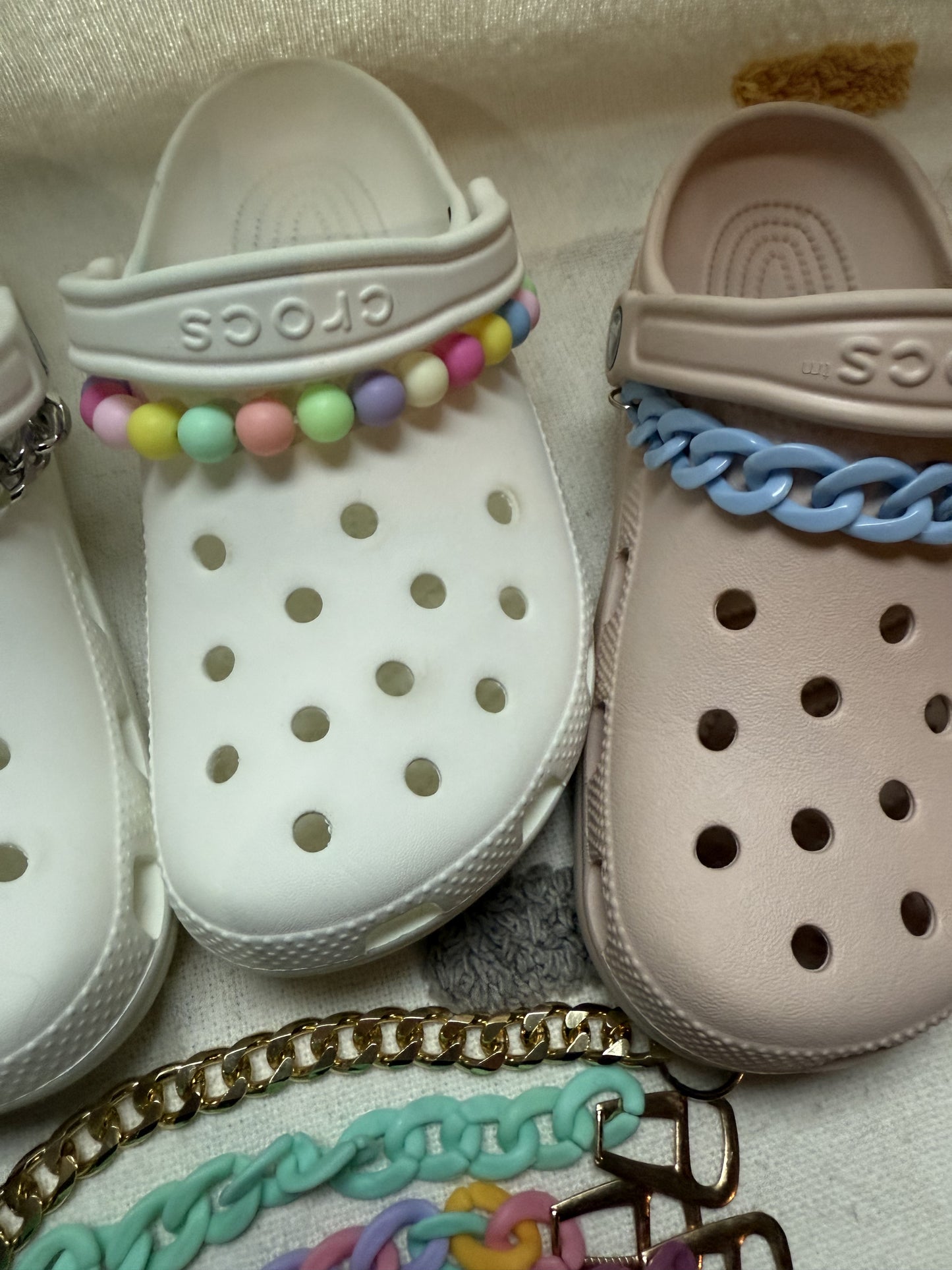 Clog Shoe Chains 2 pack.