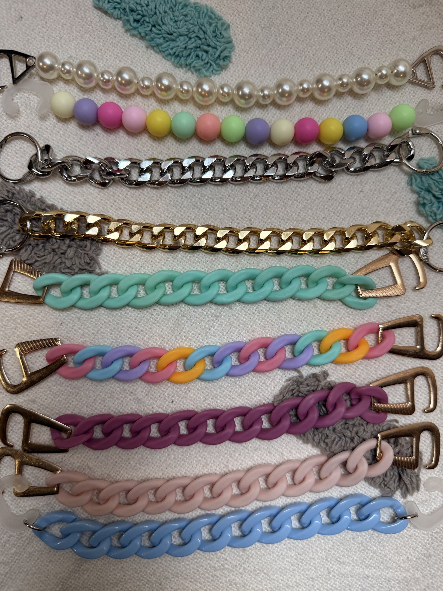 Clog Shoe Chains 2 pack.