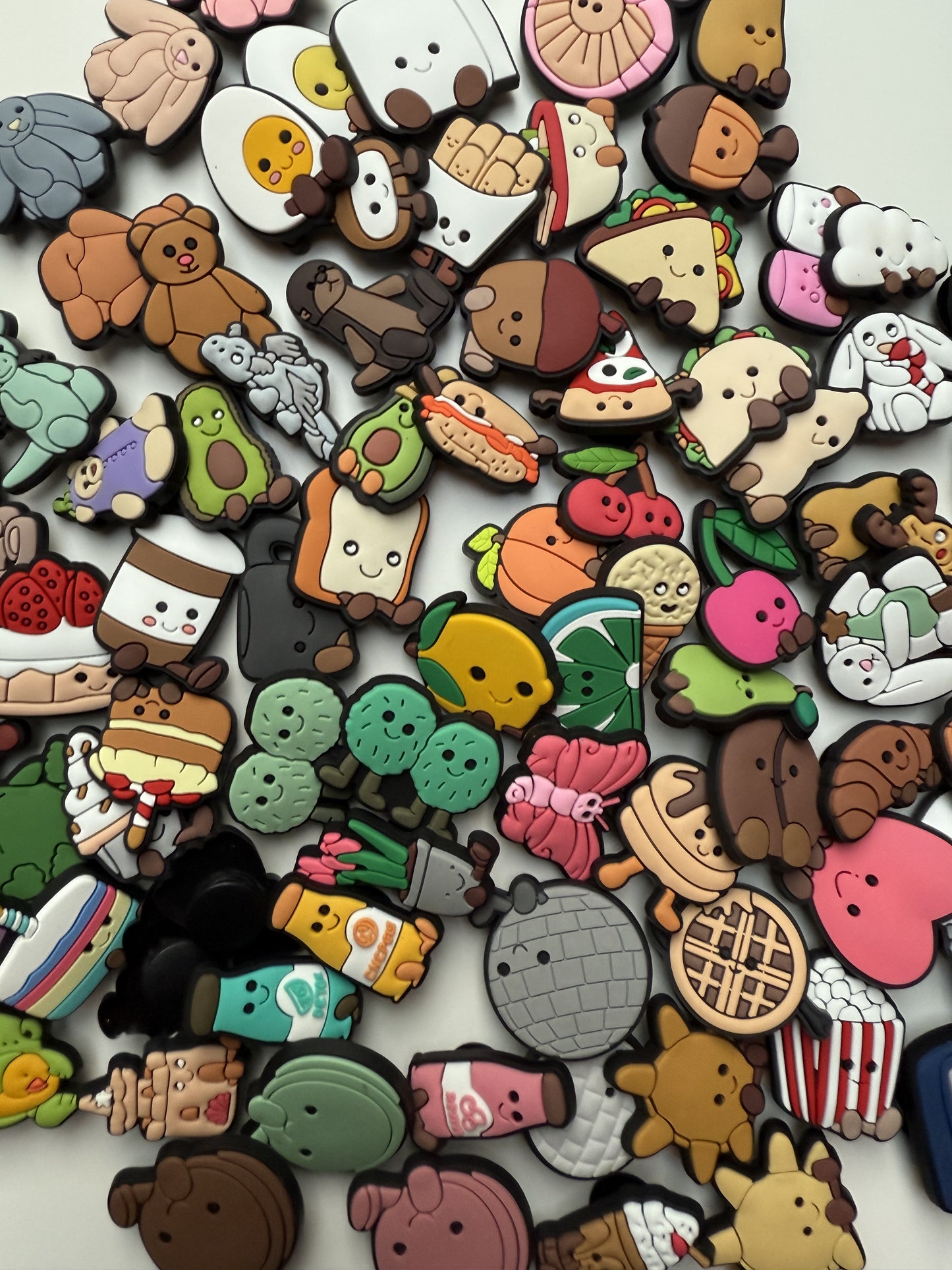 Cute Teddy Plush Shoe Charms