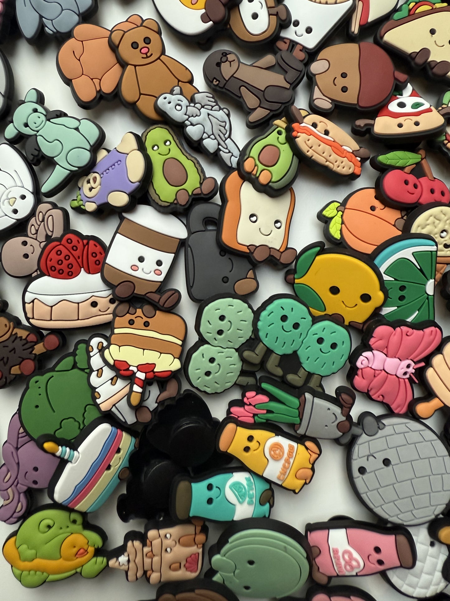 Cute Teddy Plush Shoe Charms