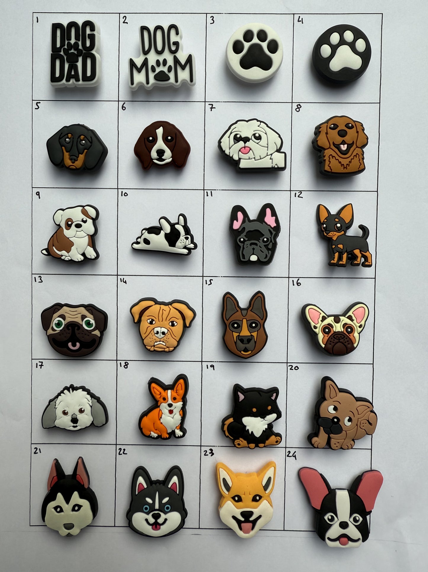 Dog Shoe Charms