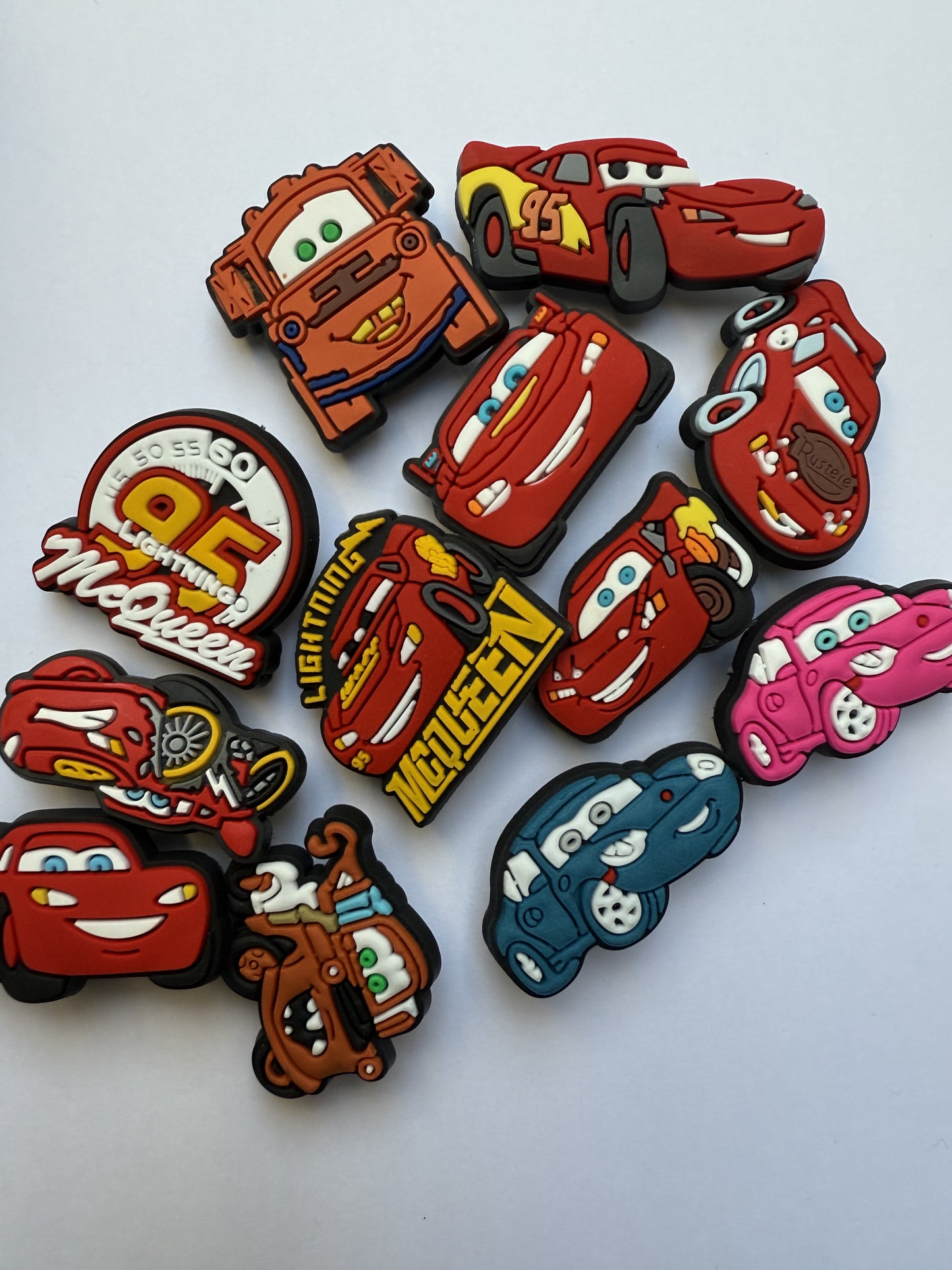 Lightening Car Shoe Charms