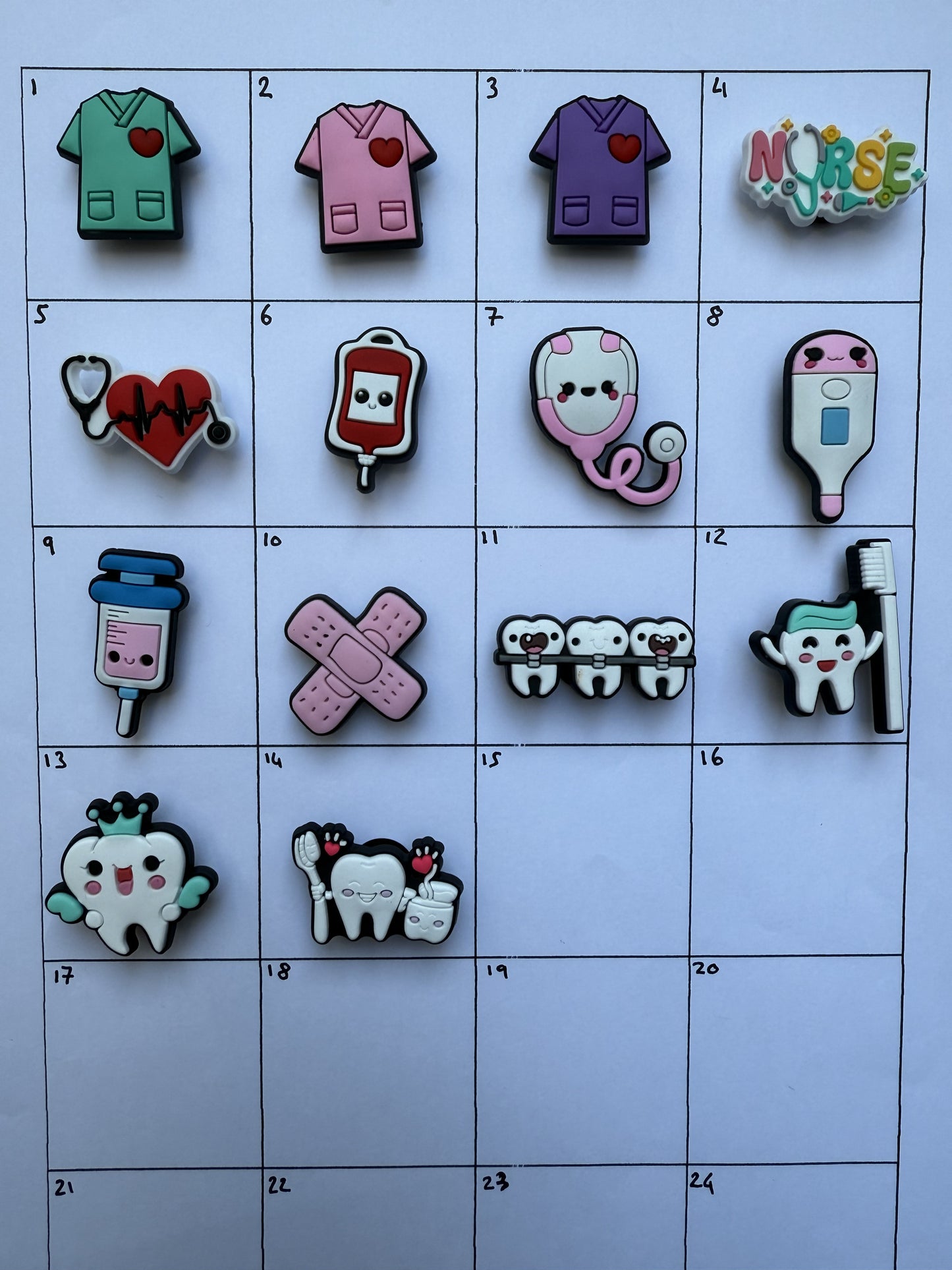 Doctor, Dentist, Nurse, Vet Shoe Charm