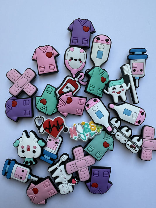 Doctor, Dentist, Nurse, Vet Shoe Charm