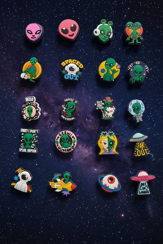 Alien Shoe Charms