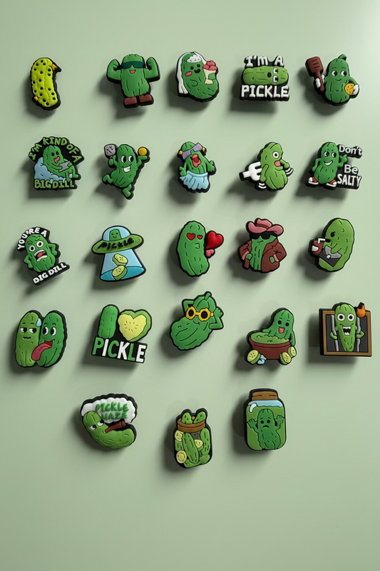 Pickle Shoe Charms