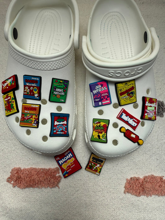 Sweets, Candy, Gummy, British Snack Shoe Charms Part 1
