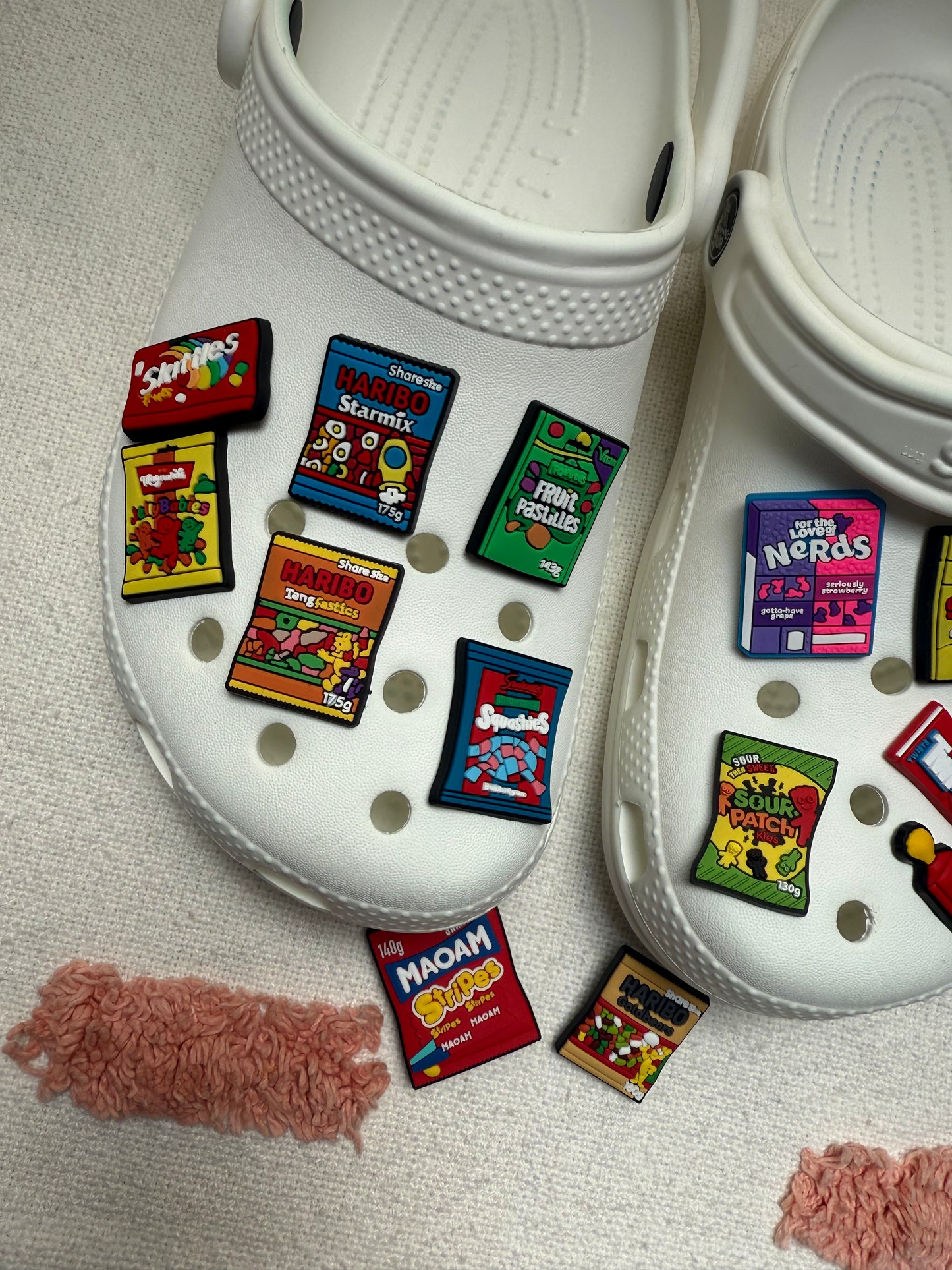 Sweets, Candy, Gummy, British Snack Shoe Charms Part 1