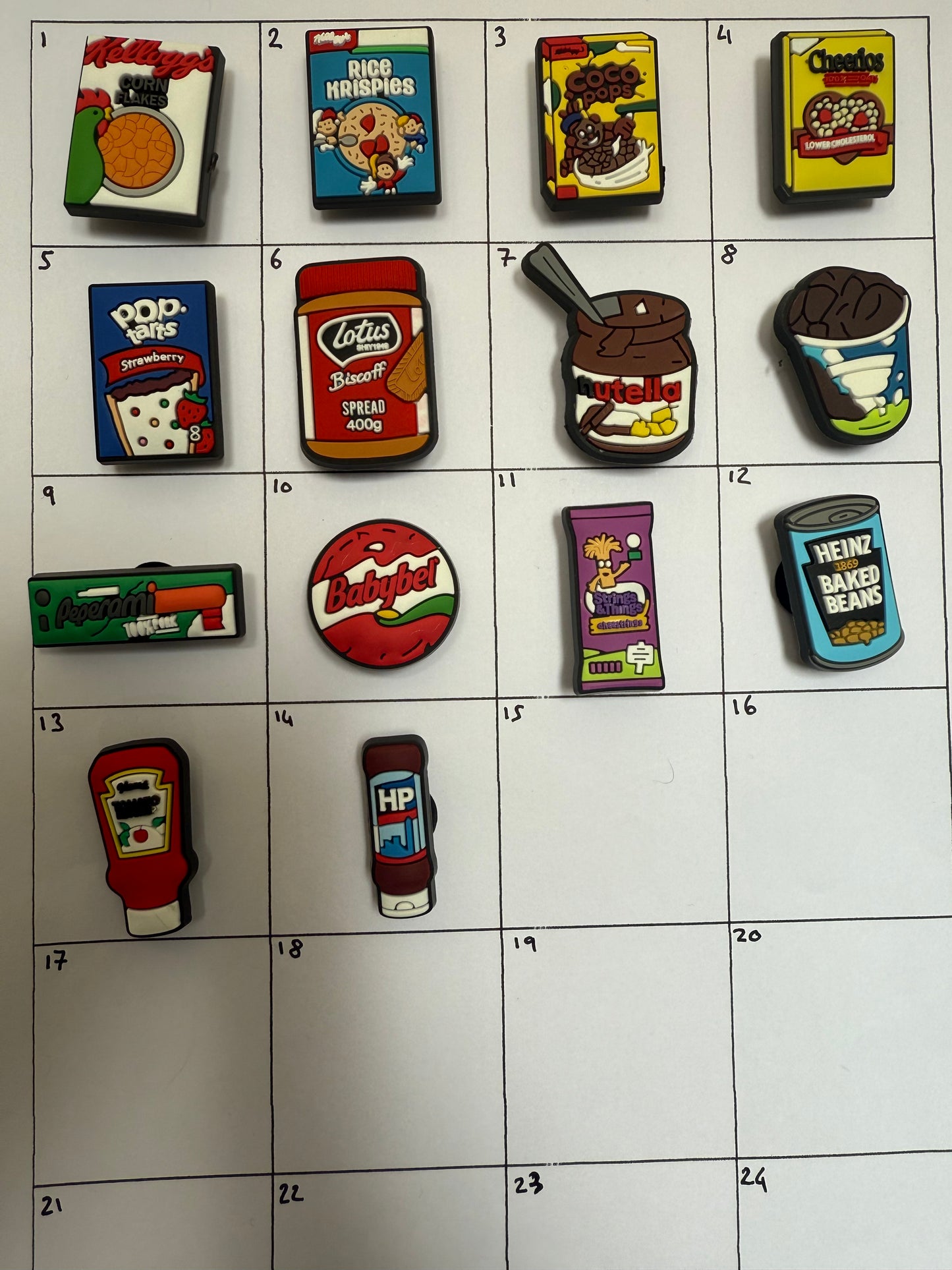 Sweets, Candy, Chocolate, Cereal, British Snack Shoe Charms Part 2