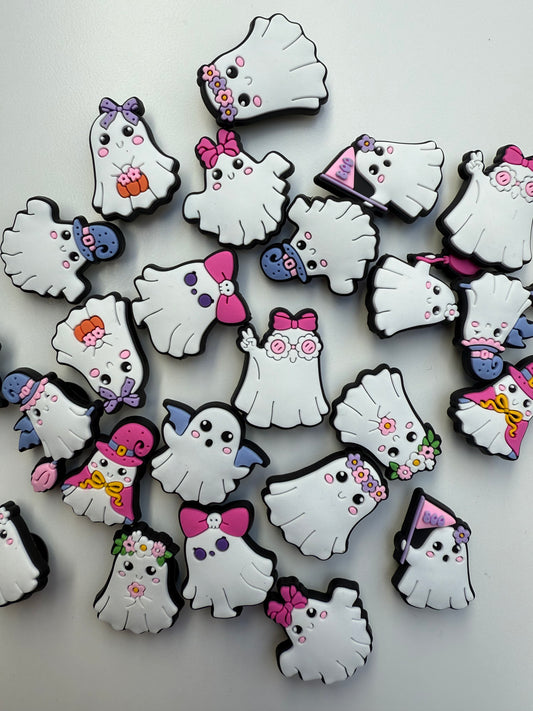 Cute Ghost Shoe Charms