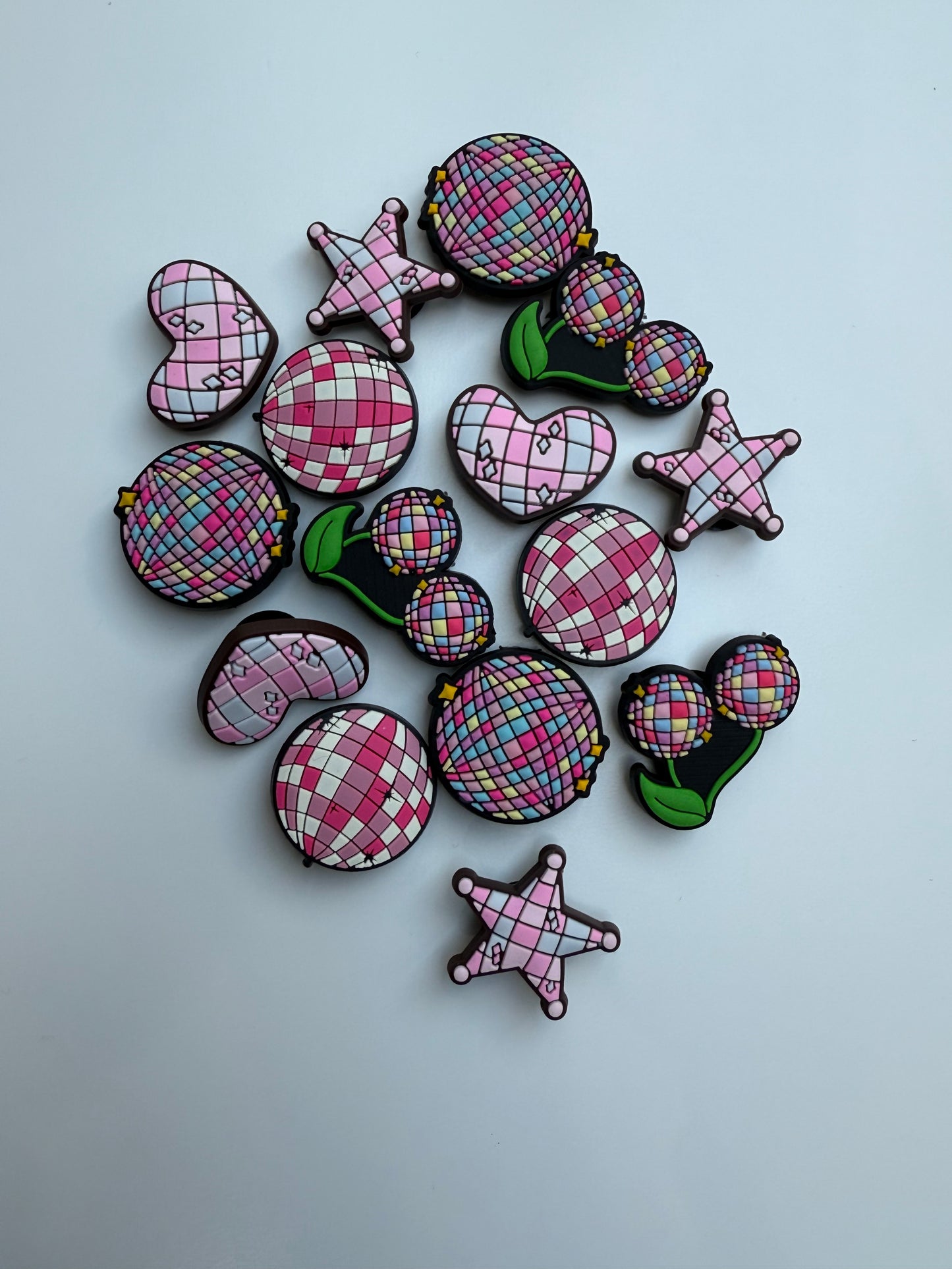 Disco Ball Shoe Charm