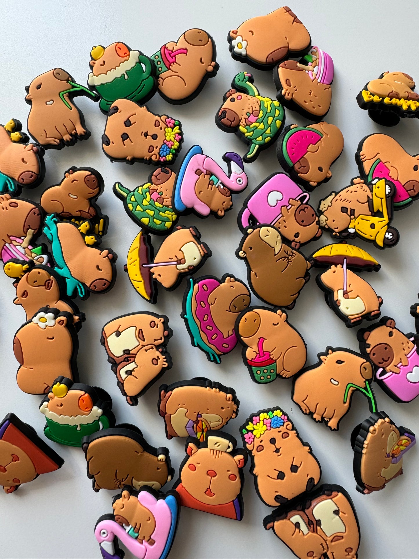 Capybara Shoe Charms