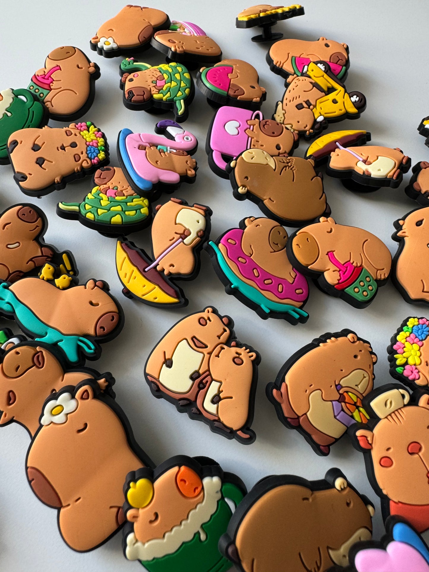 Capybara Shoe Charms