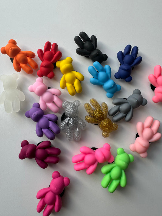 Small Bear Shoe Charms