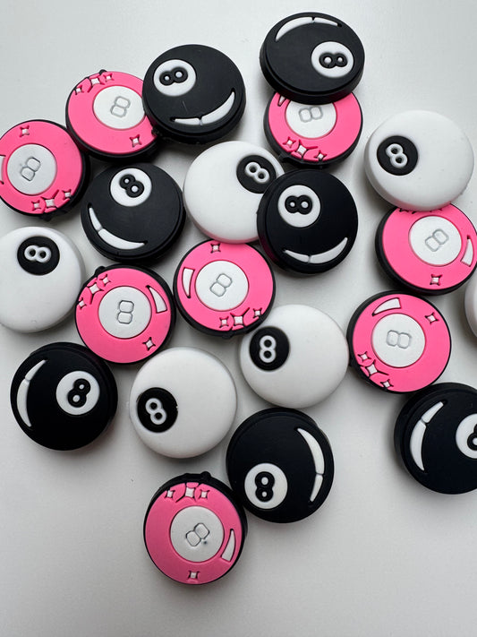 8 Ball Shoe charm