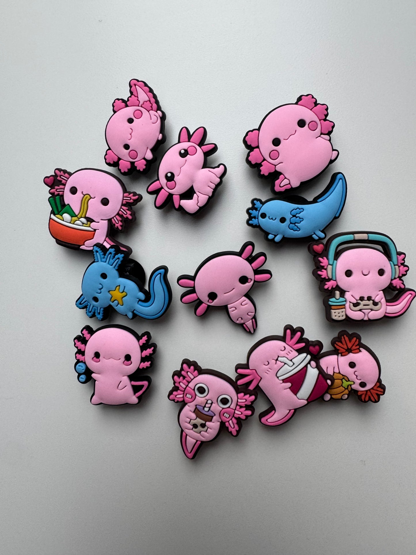 Axolotl Shoe Charms